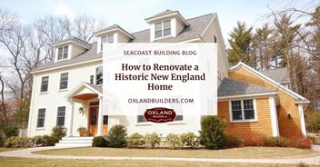 How to Renovate a Historic New England Home