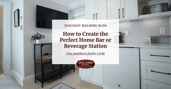 How to Create the Perfect Home Bar or Beverage Station