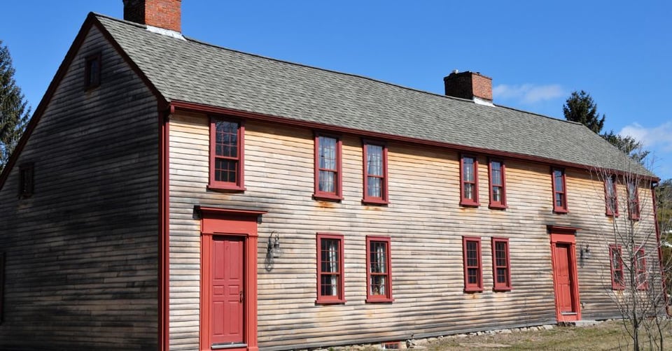 SaltBox Home in New England, pre-renovation