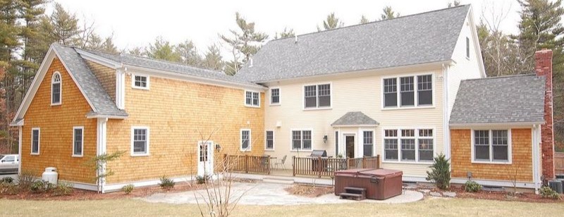 backyard exterior custom home multi level in seacoast new hampshire (1)